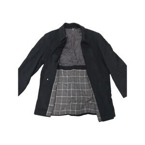 MADE IN ITALY 46R MEN BLAZER OVERCOAT CASHMERE VIRGIN WOOL BLEND